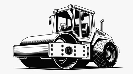 bulldozer vector illustration © KOBAD