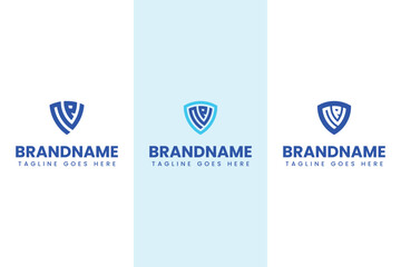 Letters NP Shield Logo, symbolizing strength, protection, and trusted identity