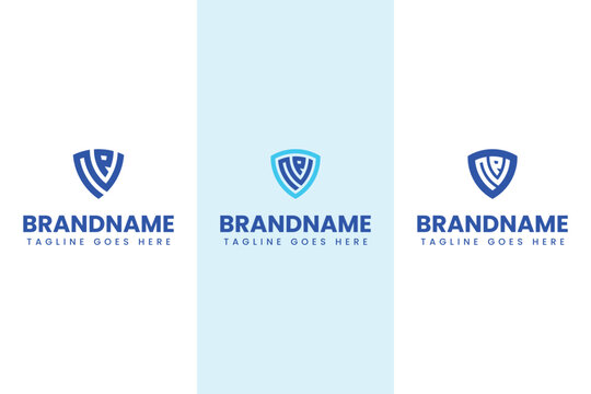 Letters NP Shield Logo, symbolizing strength, protection, and trusted identity