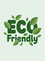green eco friendly label