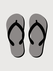 flip flops vector