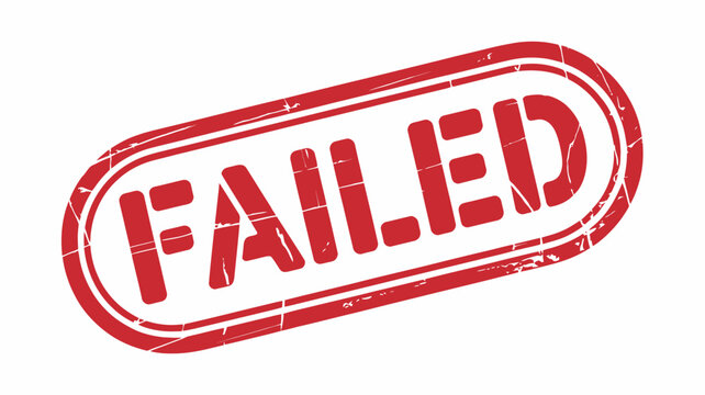 failed icon stamp