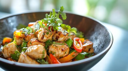 Vietnamese food with vegetables