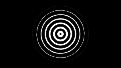 Radio wave signal looping. sound wave, wireless signal concept futuristic background.