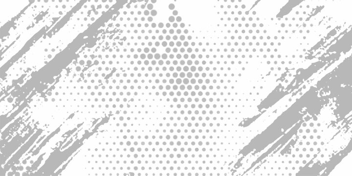  Vector halftone dots background  Grunge halftone black dost texture background.Black and white comic pattern