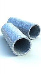 High-quality advertising shot of two loudspeakers on a clean white background showcasing professional studio lighting and sharp focus