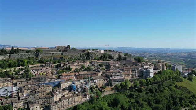 Civitella del Tronto is a hilltop village in the province of Teramo in Abruzzo, Italy, with its magnificent fortress. It is part of the Citt&agrave; Territorio-Val Vibrata union 