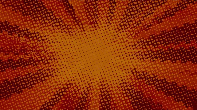 abstract orange graphic's background animation