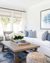 Bright And Stylish Living Room With Comfortable Seating And Elegant Decor In Modern Home