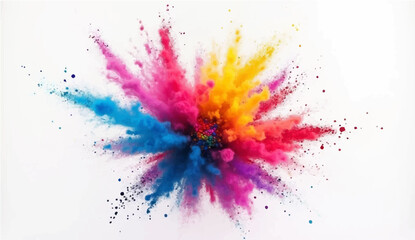 Abstract Watercolor Background with Colorful Paint Splash and Artistic Vector Design