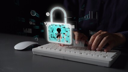 Cyber security protection and cyber security strategies against cyber threats, system hacks,...