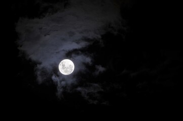 full moon in the night