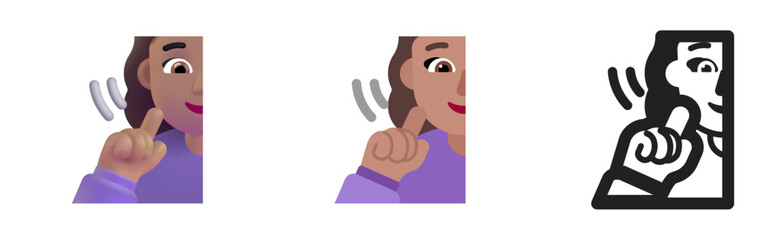 Woman Tipping Hand
