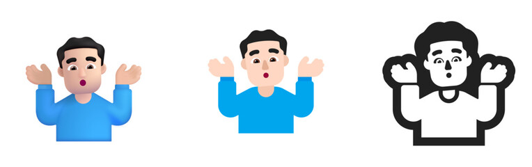 Man Shrugging
