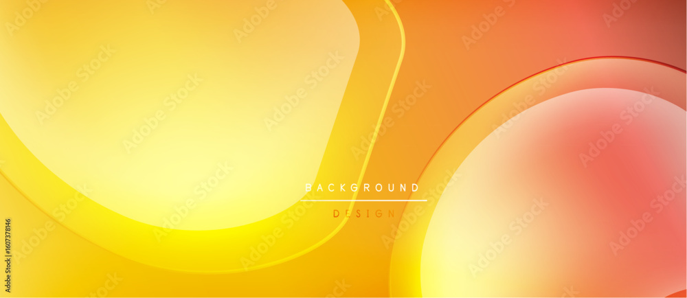 Aufkleber abstract background features smooth gradients. warm colors blend, creating dynamic visual effect. so