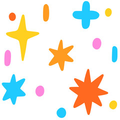 Abstract geometric shaps design.