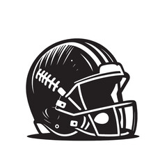 Naklejka premium American Football Helmet