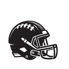 Naklejka premium American Football Helmet