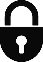 Lock tick mark icon. security sign.web security lock icon.lock icon on white