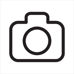  generic social media user interface icons. Like, comment, share and save icons. Social media flat icons. Vector, flat outline icon isolated on white, 10 eps.