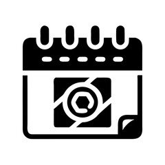 Full image with complete black solid color background