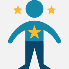 star icon design, vector illustration eps10 graphic. star symbol