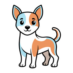 cute dog vector