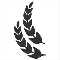 Black Two Weather Sillouette Vector Isloated On White Background