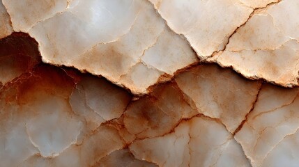 Fototapeta premium Close-up of textured natural stone surface with earthy tones