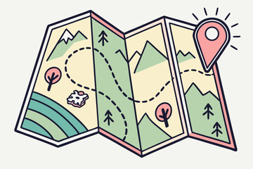 open book on a white background