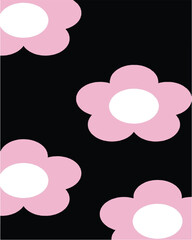 pink clouds on blue background