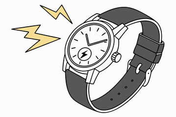 vector illustration of watch