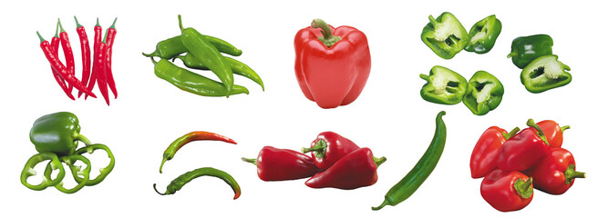 red hot chili peppers, vegetables