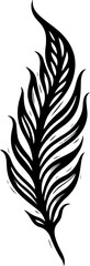 Obraz premium Tribal Feather Tattoo design vector graphics