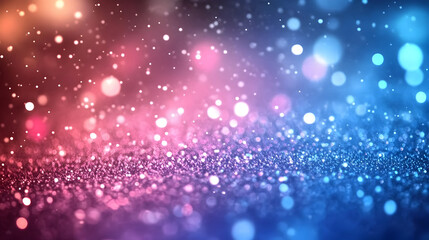 Obraz premium Abstract background of pink, blue, and purple bokeh lights