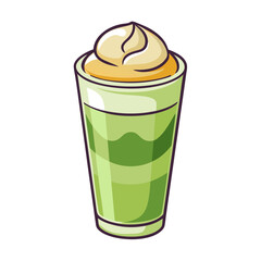 ice cream in a glass