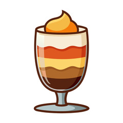 ice cream with chocolate