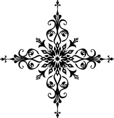 dragon, tribal, tattoo,  flowers, vine, leave vector design