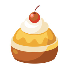 chocolate cake with cherry