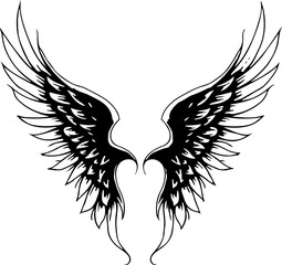 dragon, tribal, tattoo,  flowers, vine, leave vector design