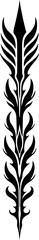 dragon, tribal, tattoo,  flowers, vine, leave vector design