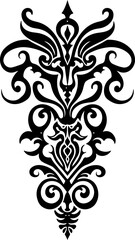 dragon, tribal, tattoo,  flowers, vine, leave vector design