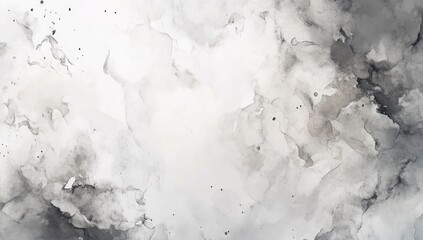 Abstract watercolor wash in muted grays and whites.  Soft, flowing forms with subtle texture