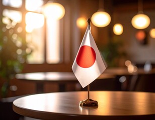 Japanese Desk Flag - Symbol of Japan's National Pride and Culture