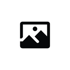 Mountain landscape icon 