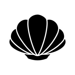 Clam Shell Open Icon Vector Flat Clean