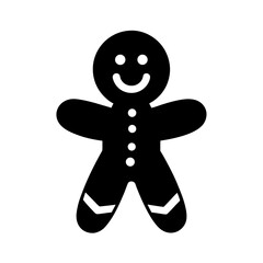 Gingerbread Man Vector Flat Clean Isolated
