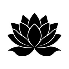 Silhouette Of Potted Cactus With Multiple Rounded Arms