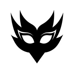 Silhouette Of Potted Cactus With Rounded Arms And Spines