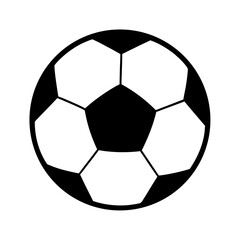 Fototapeta premium Soccer Ball Icon Vector Flat Clean Isolated